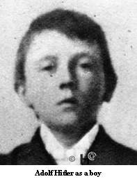 Adolf Hitler as a boy 