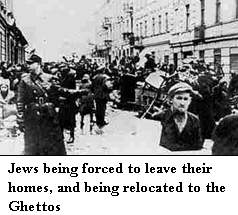 Jews being forced to leave their homes