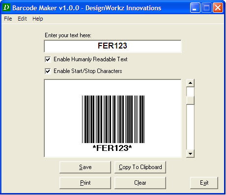 Barcode Maker 1.0.0