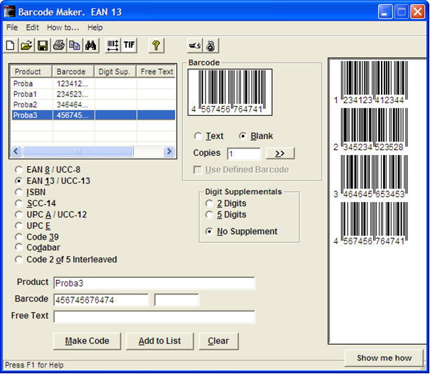 Barcode Maker 5.5