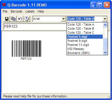 Q-Barcode 1.11 DEMO