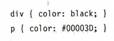 Primjeri pisanja boja u CSS kodu