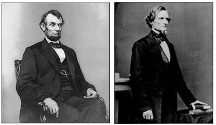 Abraham Lincoln i Jefferson Davis