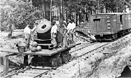 Prenos artiljerije preko zeleznice
