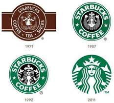 Prikaz logo redizajna Starbucks 